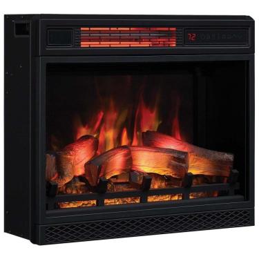 Imagem de Lareira Elétrica de Embutir A60x50L cm com Efeito de Chama 3D, Configurações de Brilho e Velocidade Ajustáveis, 110V 1500W, ClassicFlame,