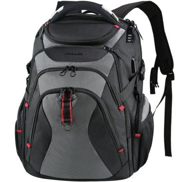 Imagem de Mochila de viagem para laptop KROSER 17,3" com capa rígida Saferoom