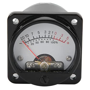 Imagem de Medidor de vu vu grcfumo, medidor de nível de som, amplificador de energia de 45 mm medidor de nível VU com volume do medidor de dB de luz de fundo com a placa de motorista (TS-45-Y DC500ua) (TS-45-W
