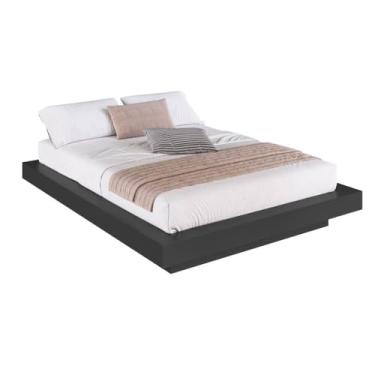 Imagem de Cama Suspensa Casal Queen Cz1160 140/160cm Grafite - Art In Móveis
