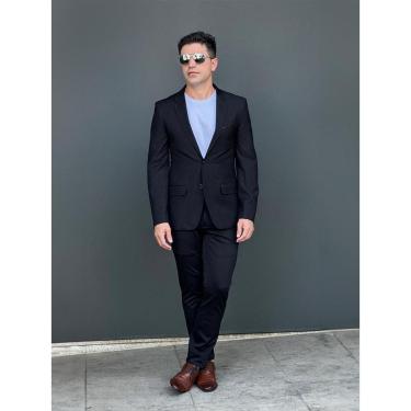 Imagem de Terno Masculino Slim Preto de Poliviscose-Masculino