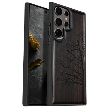 Imagem de Capa de telefone Carveit Wood para Samsung Galaxy S25 Ultra