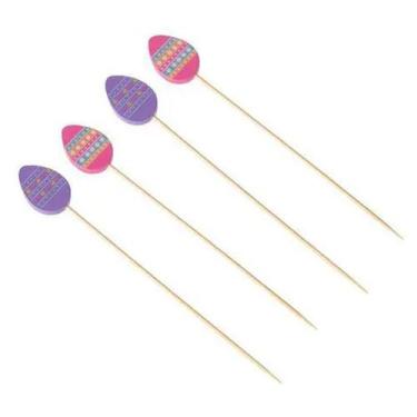 Imagem de Palito Decorativo - Petiscos - Ovos Coloridos - 20 unidades - Silver F