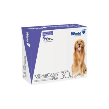 Imagem de Vermifugo P/ Cães 30kg Vermicanis Plus 2,4g World 2 Comp