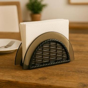 Imagem de Porta Guardanapo Fume Papel Trança Multiuso Para Mesa - Keita