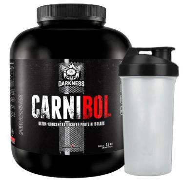 Imagem de Kit Carnibol Isolado Caramelo 1.8Kg Coqueteleira - Darkness
