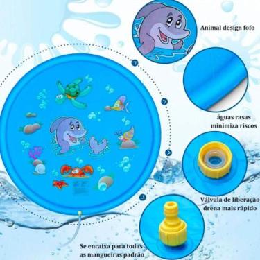Imagem de Piscina 170cm Com Chafariz Com Jato D'Água Em PVC KrillMall