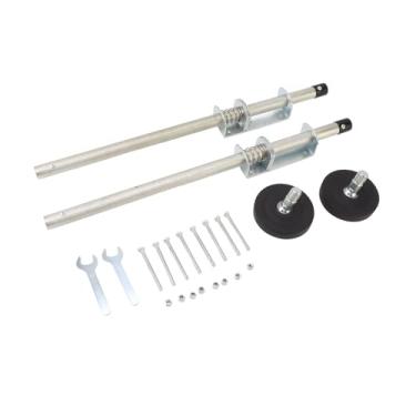 Imagem de Nivelador de Ajustável Com Hastes de Aço de Liga, Base de Borracha, para Plataforma Estável e Nível de, Perfeito para Escadas Internas e Externas, Terreno