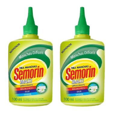 Imagem de Tira Manchas Semorin Maxi 100Ml Remove Concentrado 2 Unid