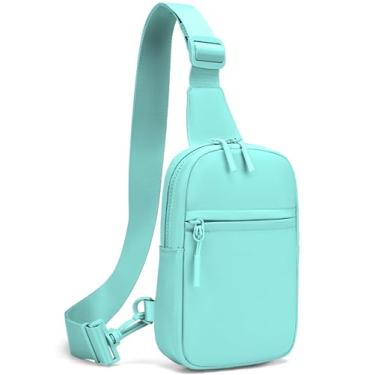 Imagem de Plus Size – Bolsa tiracolo pequena – alça extralonga 178 cm – pochete – bolsa transversal com alça estendida – bolsa de peito elegante – suporte de telefone unissex feminino e masculino com alça