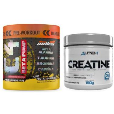 Imagem de Kit Pré Treino C4 New Millen + Creatina Pura Alpex 150g - Alpex Nutrit