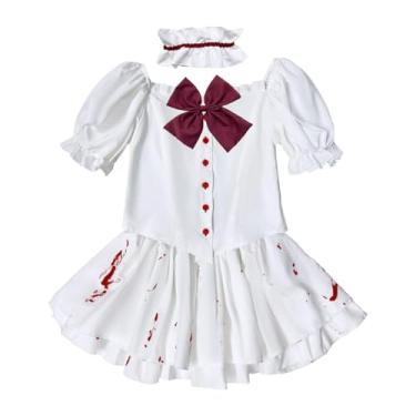 Imagem de LCSVCCXA Fantasia de Empregada Doméstica de Halloween, Roupa para Uso Diário em Festivais de Anime, eu