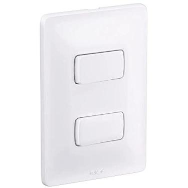 Imagem de DOIS INTERRUPTORES SIMPLES 10A 250V 4X2 - ZEFFIA - PIAL - 680101