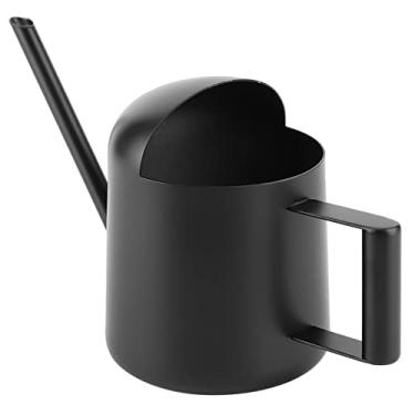 Imagem de Yctze 300 Ml Preto Aço Inoxidável de Aço Longo A Rega Lata de Lata de Plantas Internas e Externas - Mini Mina de Rega para Design Ergonômico para Suculentas Em Vasos