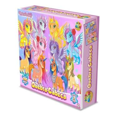 Imagem de Quebra-cabeça 200 pçs-unicornios - GGB