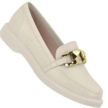 Imagem de Sapato Moleca 5666.110 Feminino, Off white, 36