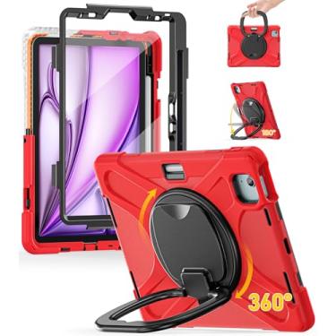 Imagem de BRAECN Capa para iPad Air M3/M2 de 11 polegadas para crianças 2025/2024, iPad Air 10,9 polegadas 5ª/4ª geração, iPad Pro 11 polegadas 4ª 3ª 2ª 1ª geração, capa protetora com protetor de tela, suporte