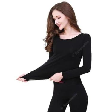 Imagem de Camisa Térmica Feminina Segunda Pele Manga Longa T/único - HR, Único, 
