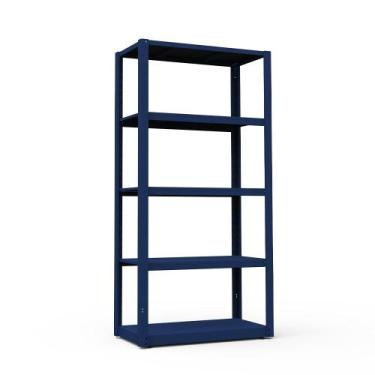Imagem de Estante De Aço Office - Nk 2101 - Nilko, Azul Nilko
