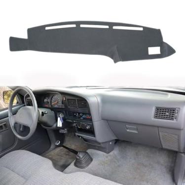 Imagem de Capa de painel personalizada para caminhonete Toyota 4Runner 1990-1995, protetor de tapete de painel (cinza escuro 90-95)
