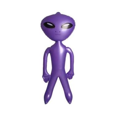 Imagem de Brinquedo Inflável Alienígena Modelo De PVC Para Decoração De Festa Te