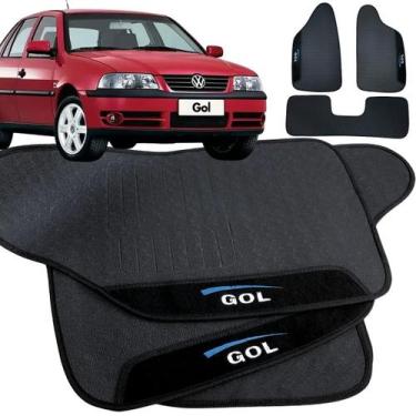 Imagem de Tapete pra Carro Borracha Gol G2 G3 G4 1999 a 2012 3 Peças - W8 ACESSO