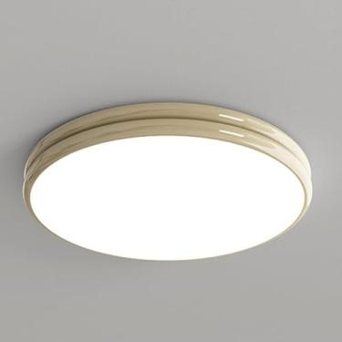 Imagem de Luz De Teto Led Moderna Luz De Teto Acrílica De Formato Redondo 24w / 36w / 48w Luminária De Teto Decorativa Dos Desenhos Animados Para Sala De Estar Quarto, D, 50 * 6cm