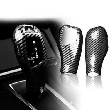 Imagem de NHHEO Capa de manípulo de mudança de marchas de carro em fibra de carbono acessórios para BMW F06 F07 F10 F18 F20 F21 F22 F23 F30 F31 F32 F34 F35 X3 X4 X5 X6 1 2 3 4 5 Series GT(2011) 0-2019 9)