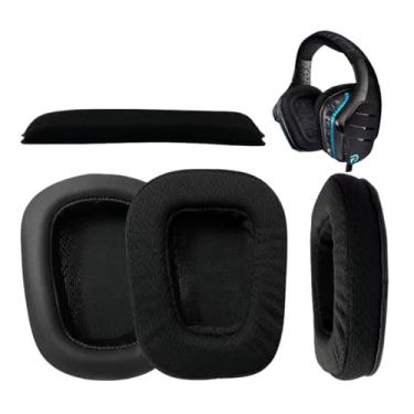 Imagem de Almofadas Compativel Com Logitech Artemis G933 G935 G633 G933s (Couro Pu)