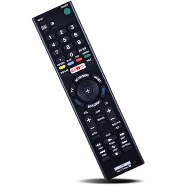 Imagem de ZWP Controle remoto de substituição universal RMT-TX100U adequado para todas as Smart TVs Sony Bravia LCD LED HDTV tem botões de atalho, para RMT-TX200U, RMT-TX201U, RMT-TX300U, RMT-TX300P, RMF-TX200U