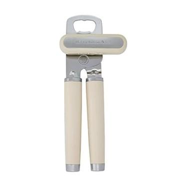 Imagem de KitchenAid Abridor de latas clássico multifuncional, 21 cm, creme de amêndoa