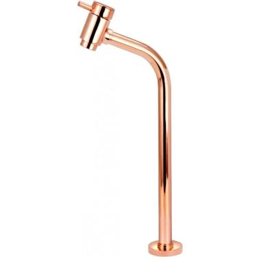 Imagem de Torneira De Mesa Para Lavatório Fit 1-4 De Volta Bica Alta Cuba De Apoio 1198 Rose - Vtm298rwb - Est