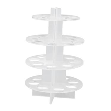 Imagem de Coffee Carousel Holder Coffee Pod Organizer Modern Acrílico Rack De Armazenamento para Home Office Cozinha Dormitório Quarto Detém 30 Vagens De Café