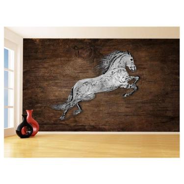 Imagem de Papel De Parede 3D Animais Pop Art Cavalo Cores 3,5M Pxa333