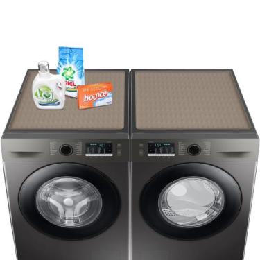 Imagem de Capas de lavadora e secadora de borracha de silicone Garolue Apricot