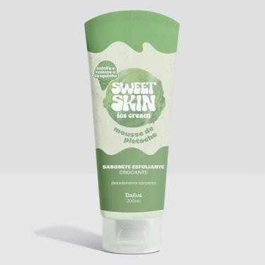 Imagem de Sabonete Esfoliante Crocante Dailus Sweet Skin Ice Cream 200ml