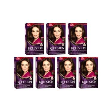 Imagem de Coloraçao Koleston 30 Castanho Escuro - Kit C/7Un