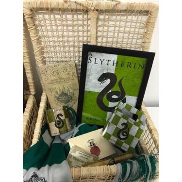 Imagem de Kit Harry Potter - Sonserina com 9 Itens e Carta Personalizada - Pluk