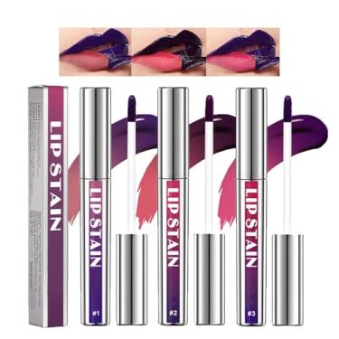 Imagem de Dulele 3 Peças De Batom Para Delineador, Tatuagem Removível, Natural, Duradouro, Acabamento Fosco Rosa Nude Todos Os Tipos Pele