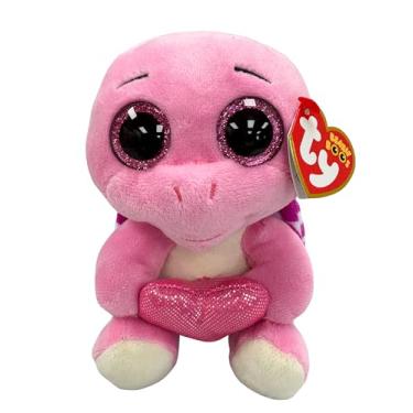 Imagem de Ty Beanie Boo TORTE The Pink Valentine Turtle - 6"
