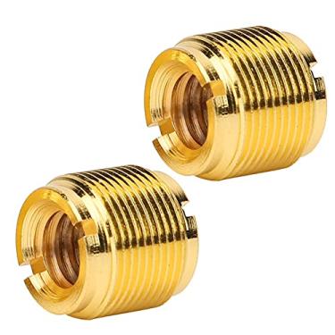 Imagem de RiToEasysports Acessórios para Suporte de Microfone: Adaptador de Parafuso de 2 Unidades - Converta Rosca de 5/8 pol. Em 3/8 pol. - Universal e Resistente Monte Microfone e Dispositivos de áudio No