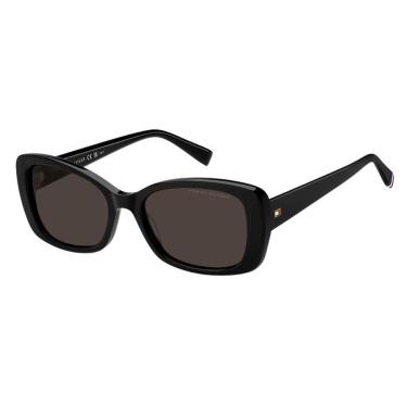 Imagem de Óculos de Sol Tommy Hilfiger 2225/S Preto Lente Cinza-Feminino
