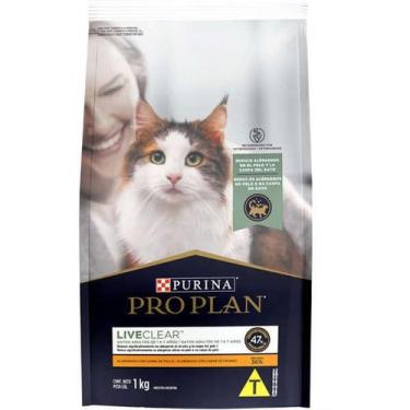 Imagem de Ração Purina Pro Plan para gatos live clear para gatos 1Kg - NESTLÉ PU