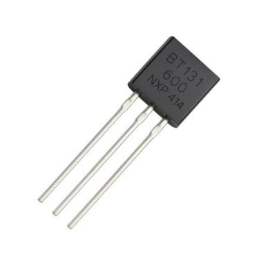 Imagem de Kit 5 pçs transistor bt131-600 - triac bt131-600 - 600v 1a - NXP