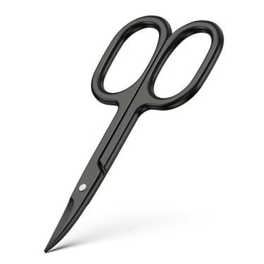 Imagem de Tesoura BEZOX Curved Ultra Sharp Ergonomic Nail Tool Black