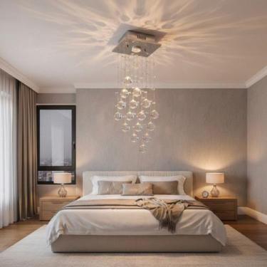 Imagem de Lustre Para Sala, Quarto, Cozinha, Banheiro Base 14x14 - - Lustres Bra