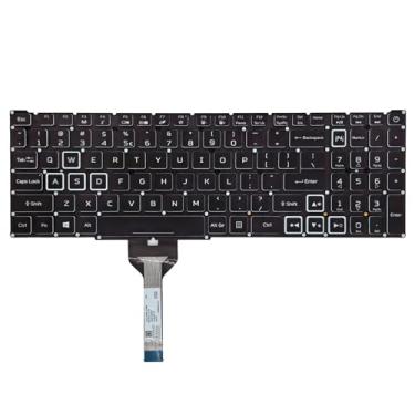 Imagem de WWGTMC Teclado de substituição para Acer Nitro AN515-56 AN515-57 AN515-58 AN515-45 AN515-46 AN517-41 AN517-53 AN517-54, Predator Helios 300 PH315-54 PH315-55 PH317 Laptop RGB retroiluminado da série