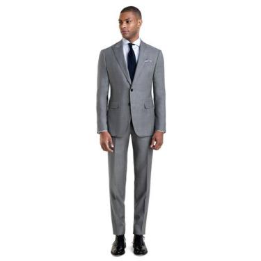 Imagem de Terno Masculino Slim Oxford Inovatore Jordhan, Cinza, 58