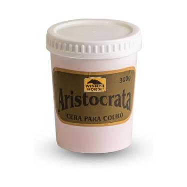 Imagem de Aristocrata Winner Horse Cera para Couro Hidratação Proteção e Brilho Premium para Selas Botas e Acessórios de Hipismo - 300g