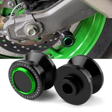 Imagem de Carretéis deslizantes de braço oscilante de 8 mm servem para Ninja 400 500 NINJA650 ZX-6R ZX-10R Z900 Z650 Z400 GSXR6000 GSXR750 GSXR1000 CBR 600 CBR600RR CBR1000RR RR FR 2 F3 F4 F4i | M8 Suporte